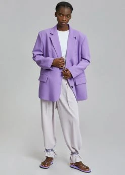 The Frankie Shop Winslow Blazer - Violet CLOTHING