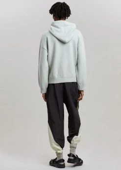 101 Moon Yumi Knit Hoodie - Mint CLOTHING