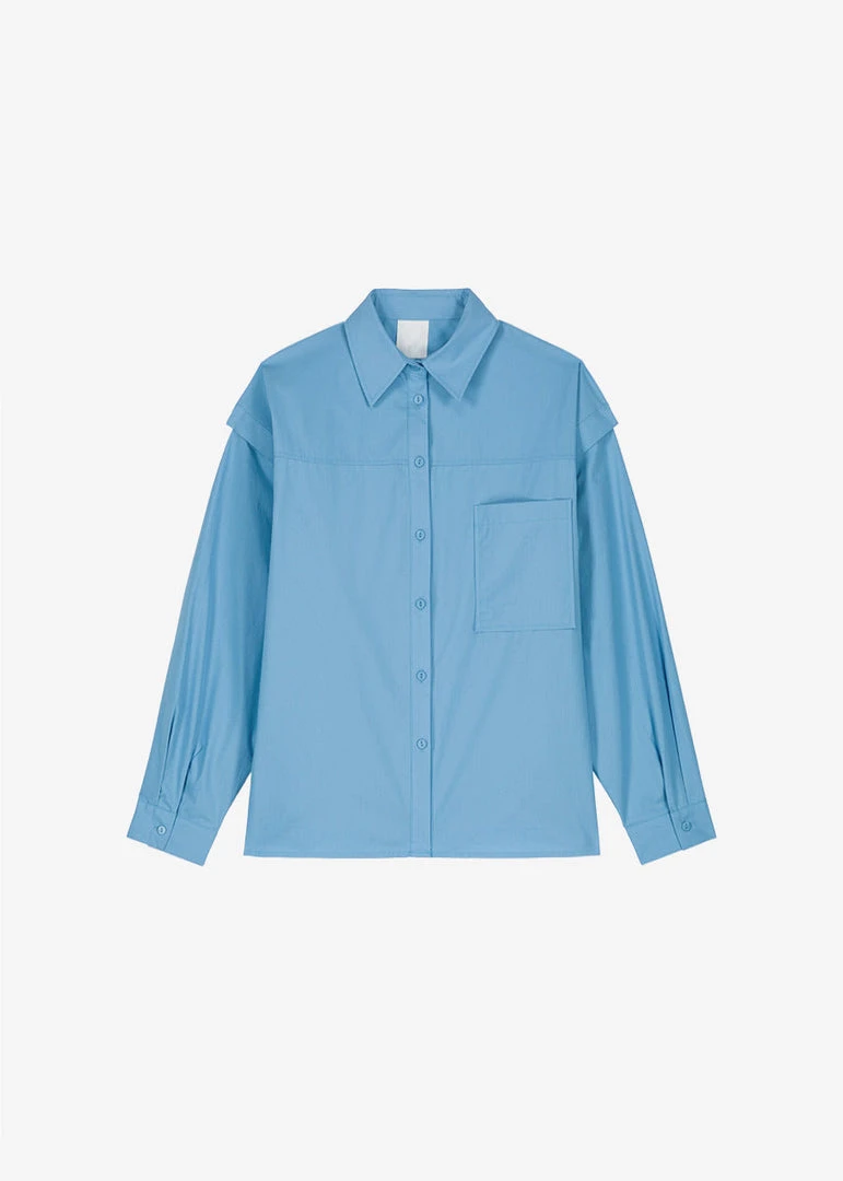 Beside You Yuwei Shirt - Blue 9 Beside You Yuwei Shirt - Blue