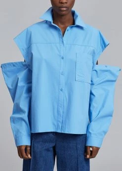 Beside You Yuwei Shirt - Blue 13 Beside You Yuwei Shirt - Blue