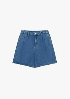 The Frankie Shop Yve Denim Shorts - Dark Indigo CLOTHING 15 The Frankie Shop Yve Denim Shorts - Dark Indigo CLOTHING