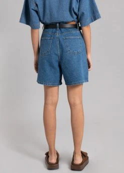 The Frankie Shop Yve Denim Shorts - Dark Indigo CLOTHING 14 The Frankie Shop Yve Denim Shorts - Dark Indigo CLOTHING