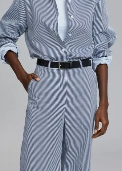 Inni Zakura Pants - Navy Stripe CLOTHING