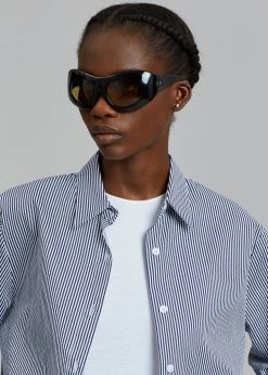 Inni CLOTHING Zakura Shirt - Navy Stripe